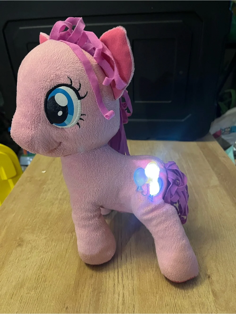 2013 12' Pinkie Pie Cutie Mark Light Up Interactive My Little Pony Plush WORKS
